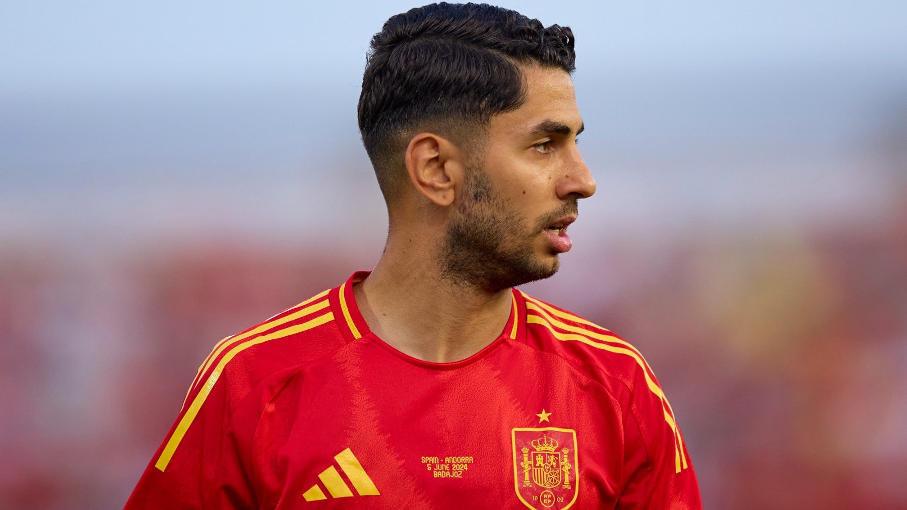 Ayoze, en un partido con España. (Getty)