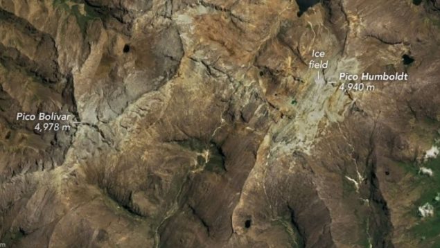 El glaciar Humboldt de Venezuela ha desaparecido totalmente