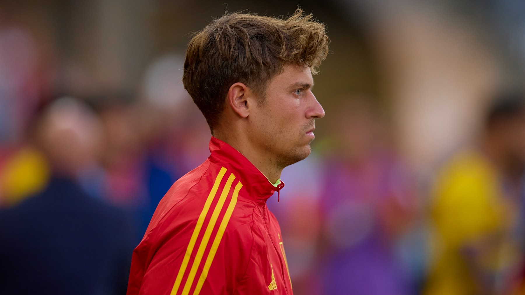 Marcos Llorente, en un partido con la selección española. (Getty)