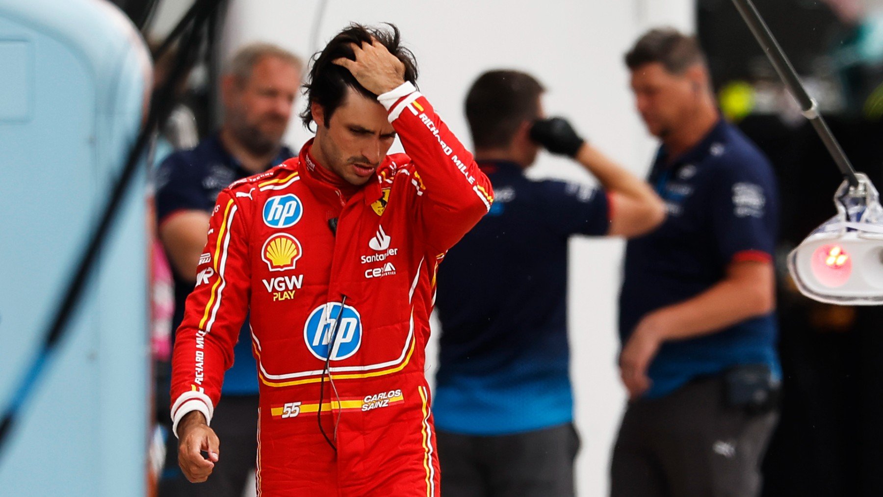 Carlos Sainz, en el GP de Canadá de Fórmula 1. (Getty)