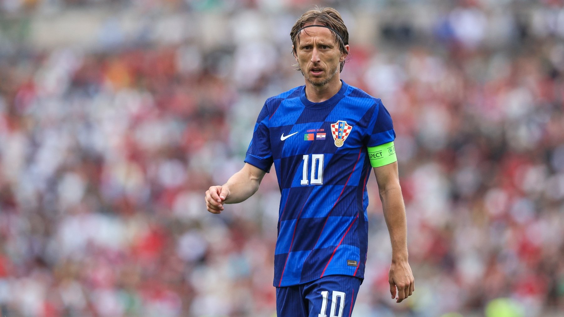 Luka Modric en el Portugal-Croacia (Getty)