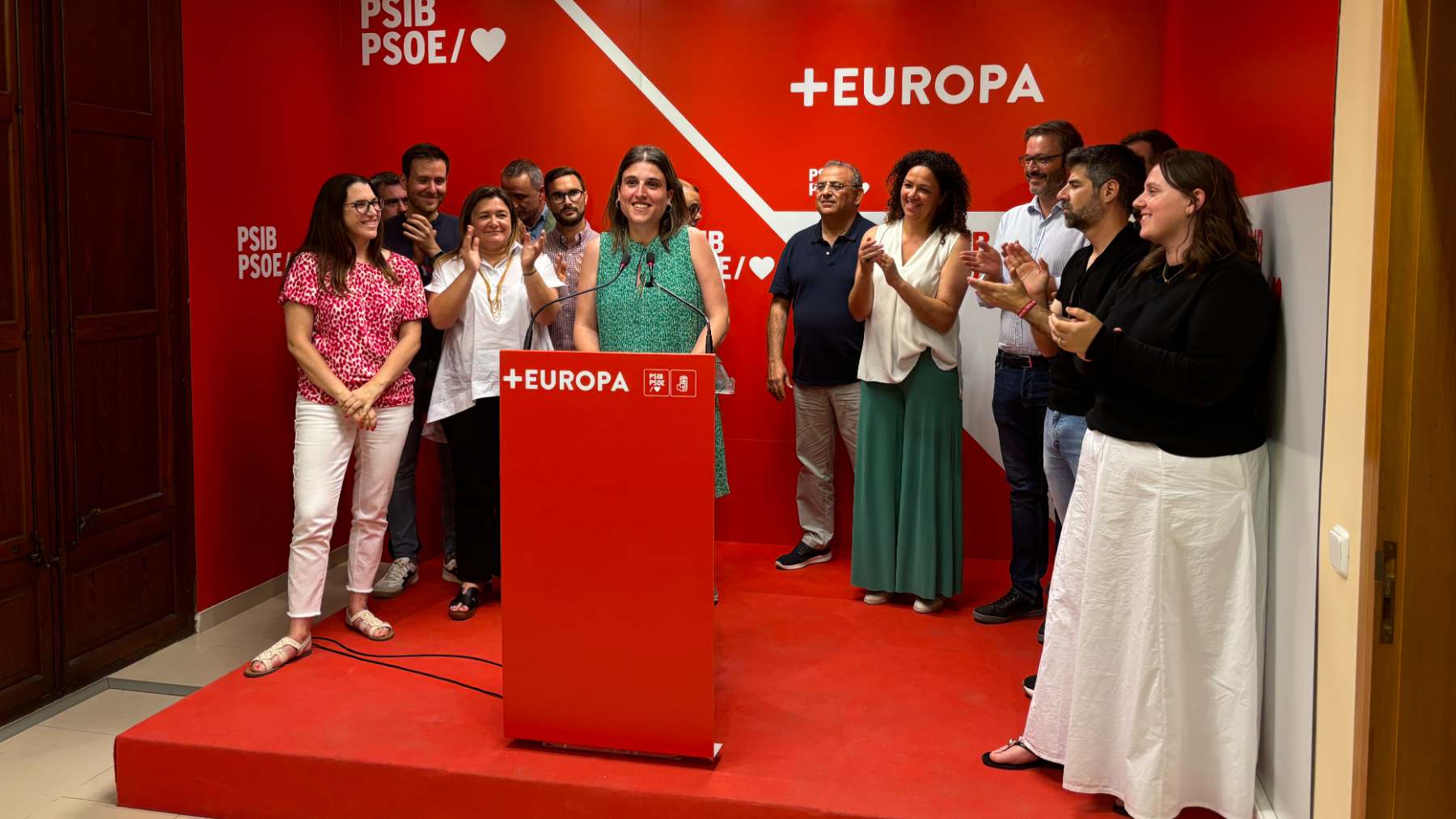 Dirigentes del Psoe de Baleares.