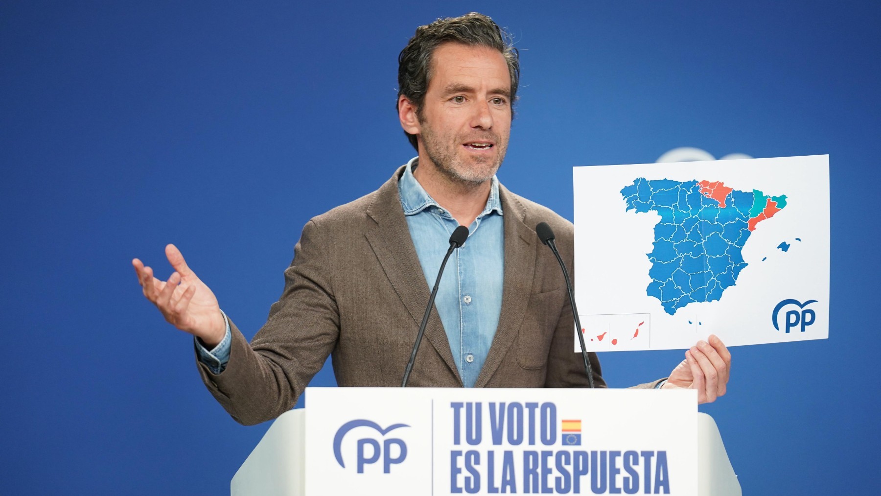 Borja Sémper este lunes. (Foto: PP)