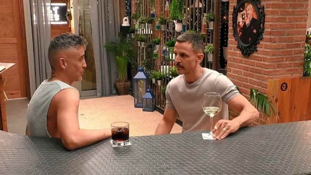 Noah y David en 'First Dates'. (Mediaset)