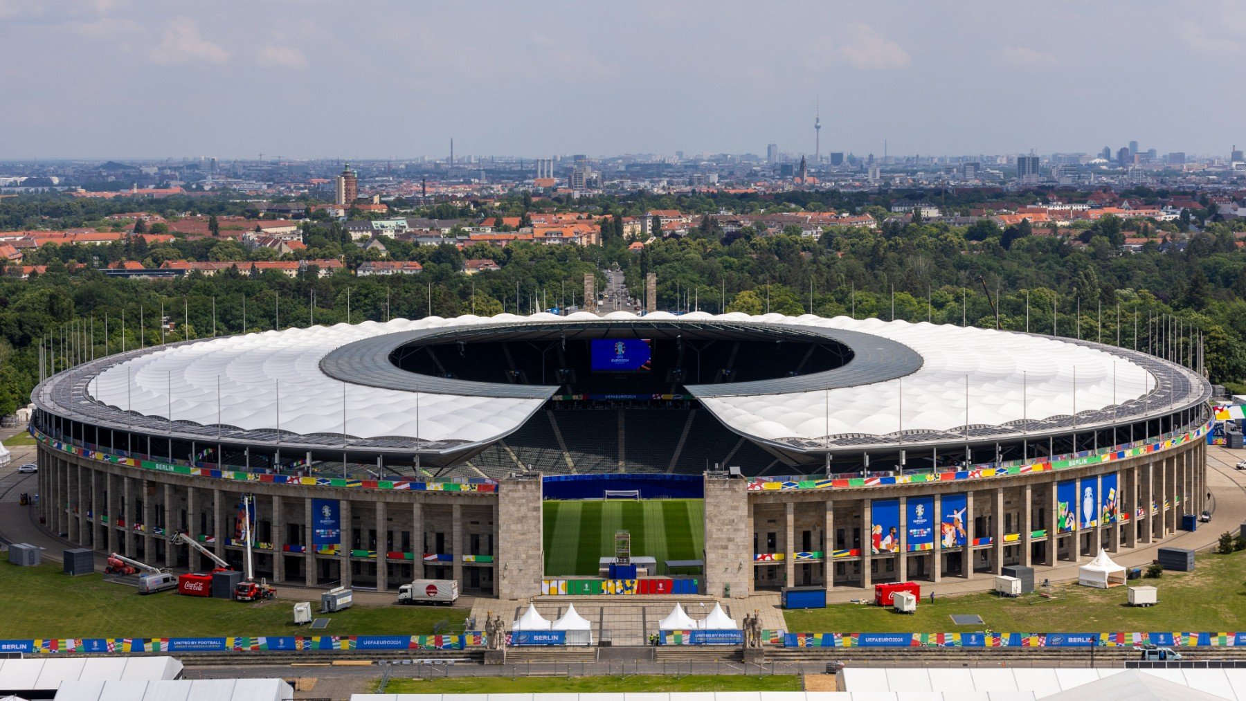 Estadio Olímpico de Berlín. (Getty)