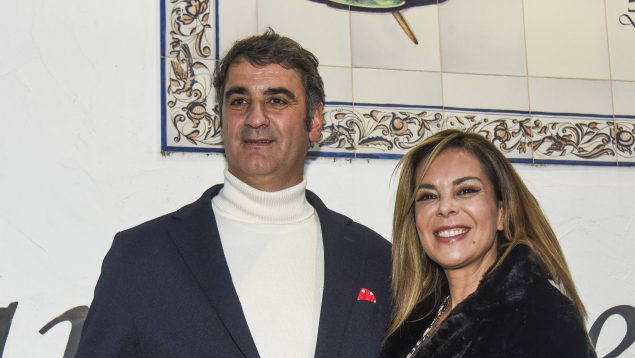 Jesulín de Ubrique y María José Campanario en Andalucía en una fiesta