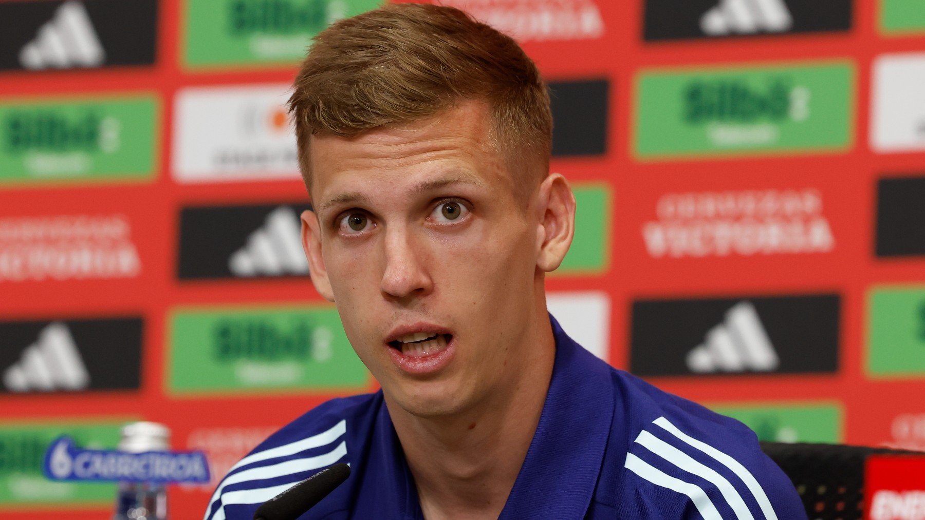 Dani Olmo en rueda de prensa. (EFE)