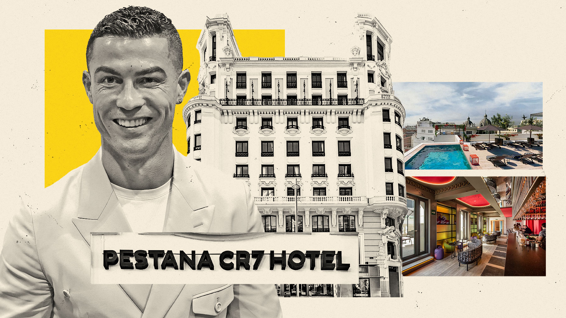 Cristiano Ronaldo, copropietario del hotel Pestana CR7 Gran Vía Madrid.