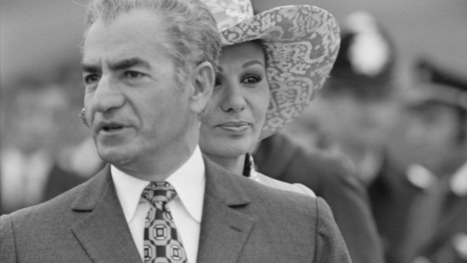 El shah Reza Pahlavi y Farah Diba.