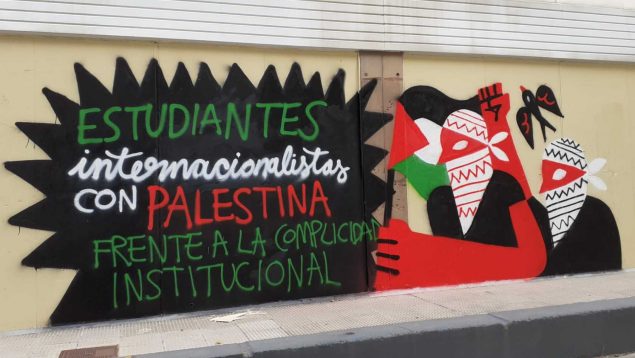 Universidad de Zaragoza grafiti antisemita