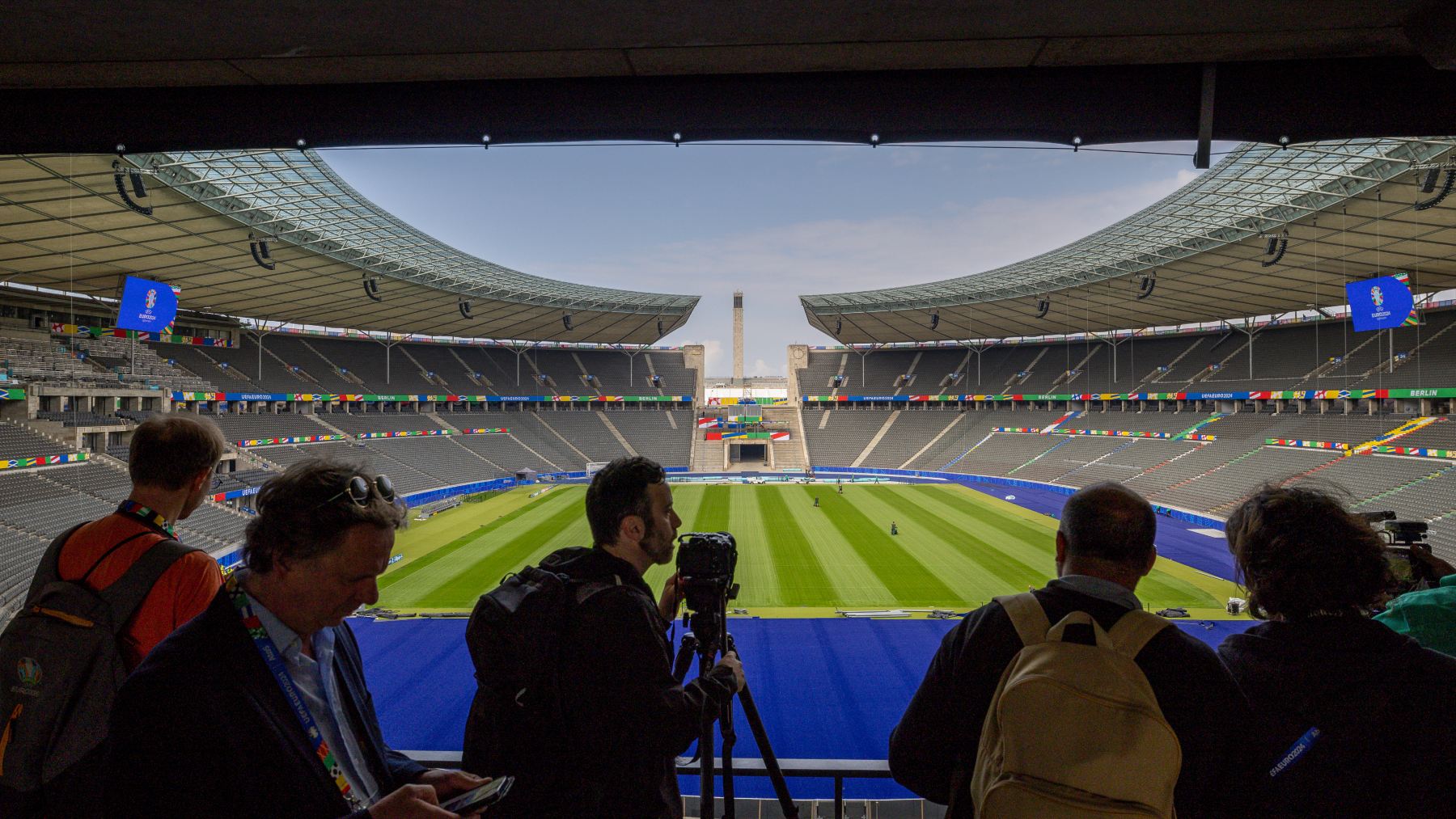 El estadio Olímpico de Berlín, sede de la final de la Eurocopa 2024. (Getty)