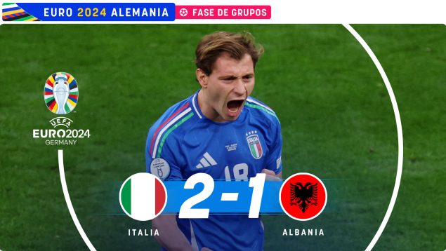 Italia salva la primera sorpresa de la Eurocopa