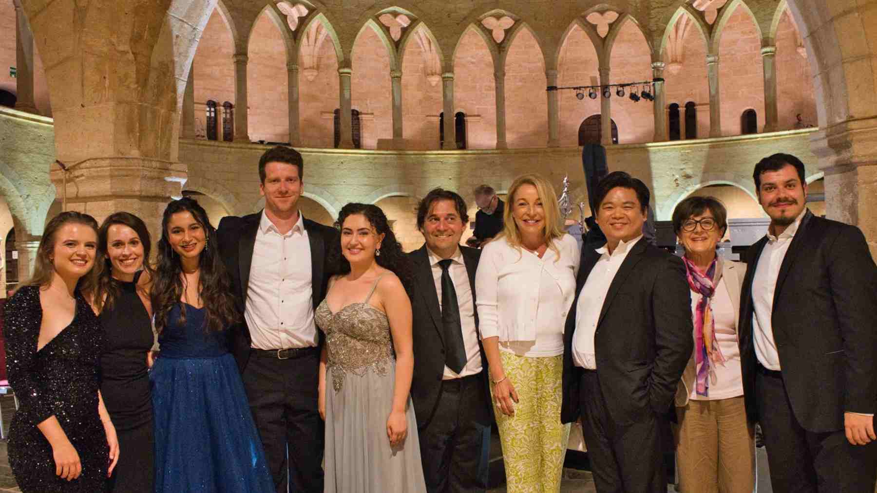 Los protagonistas de la gala lírica que inauguró el Festival Bellver.