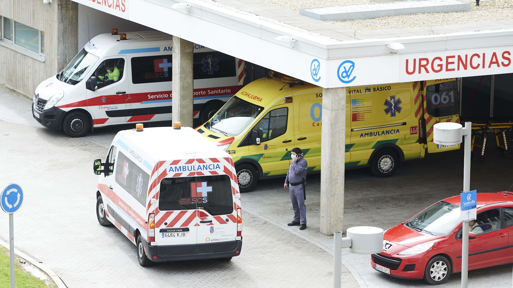 Servicio de urgencias del hospital de Santander.