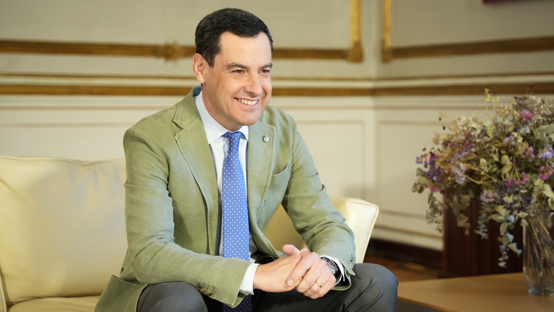 El presidente de la Junta de Andalucía, Juanma Moreno. (Foto: EP)
