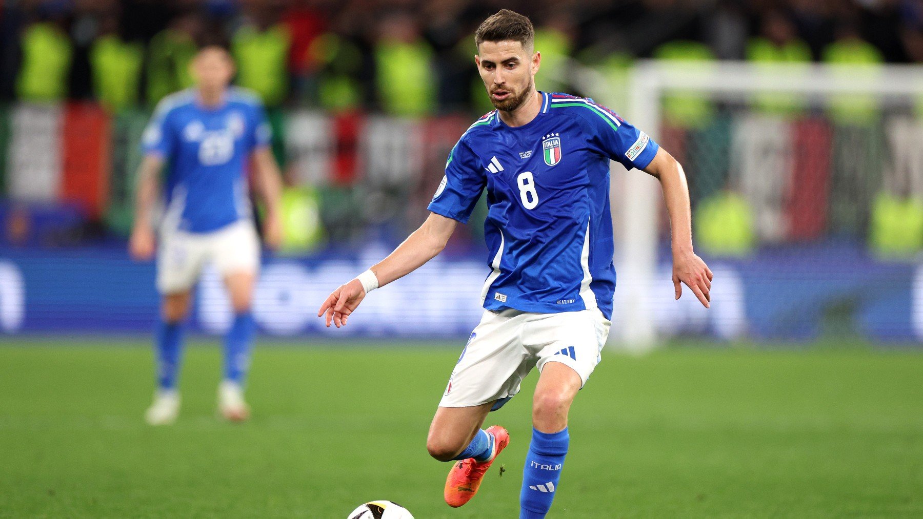 Jorginho en el partido inaugural de Italia en la EURO. (Getty)