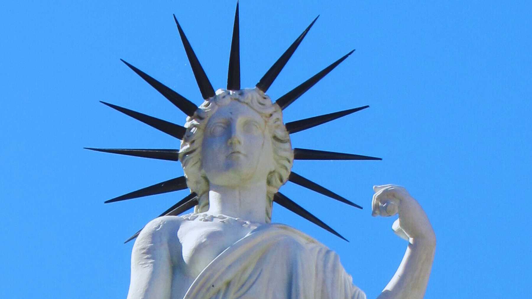 Estatua de la Libertad de Madrid.