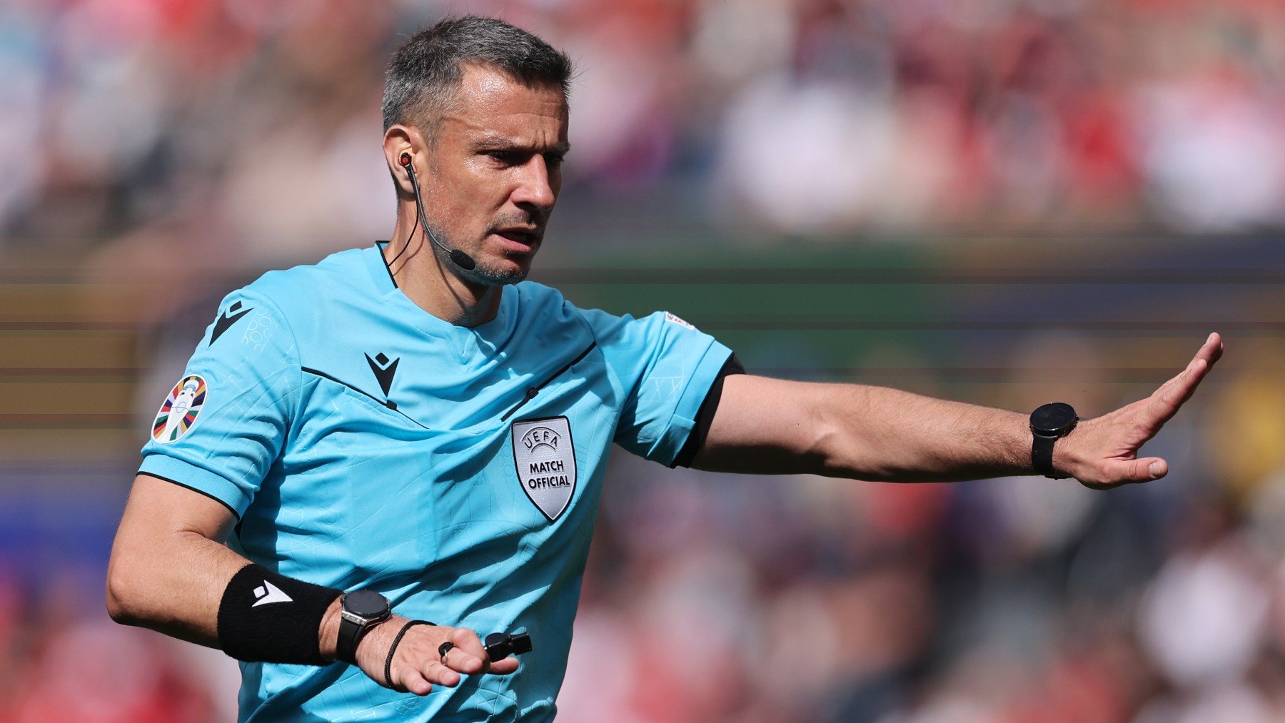 Slavko Vinčić durante un partido de la Eurocopa. (Getty)