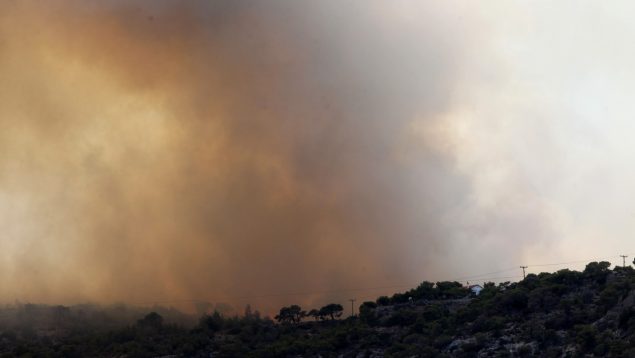 incendio Atenas, Grecia