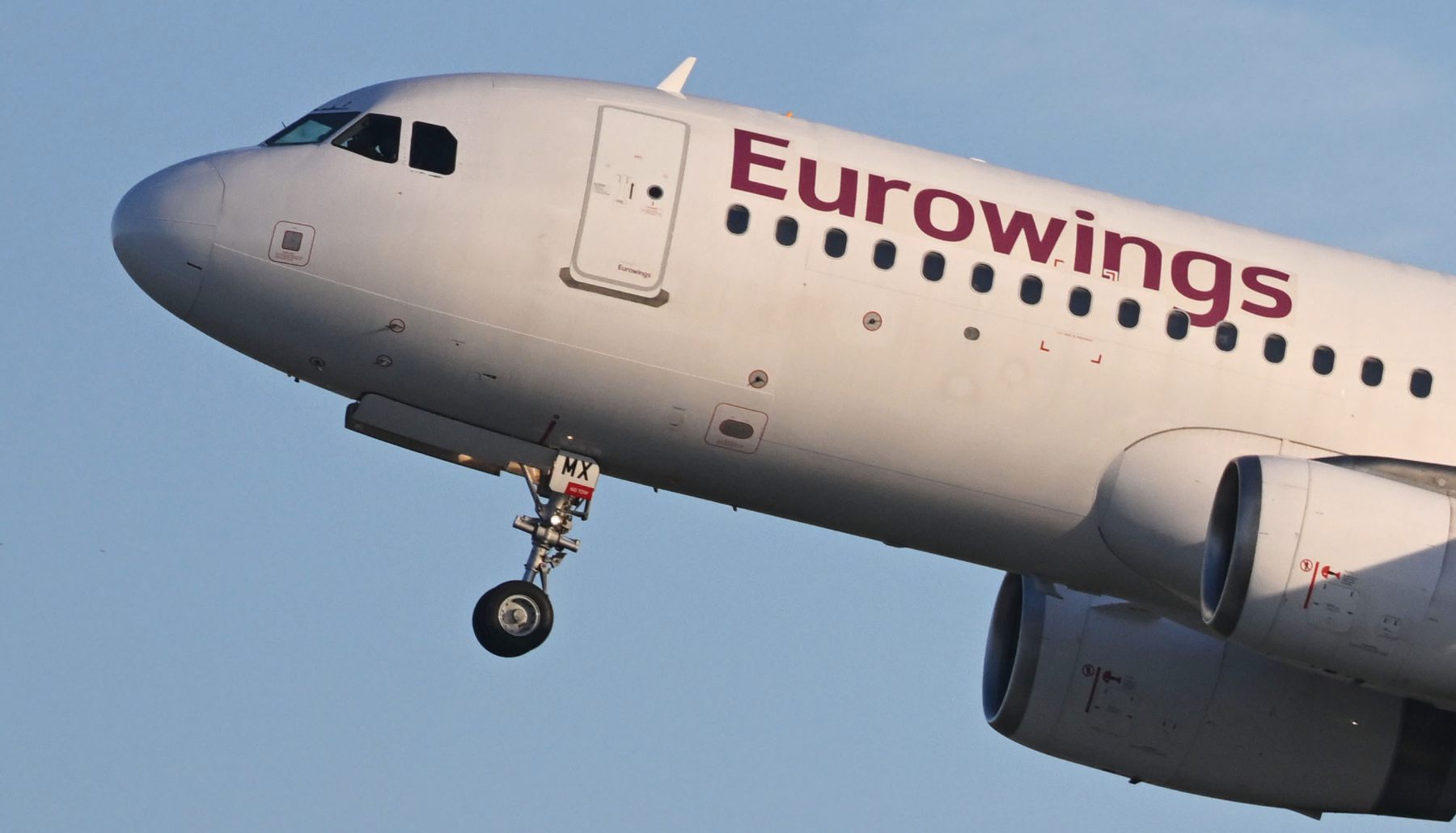 Un avión de Eurowings.