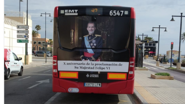 Autobuses de la EMT de Valencia.