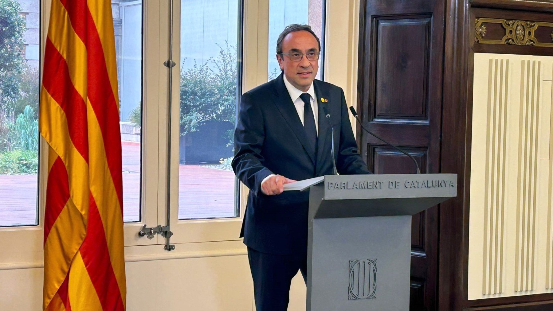 El presidente del Parlament, Josep Rull. (Foto: EP)