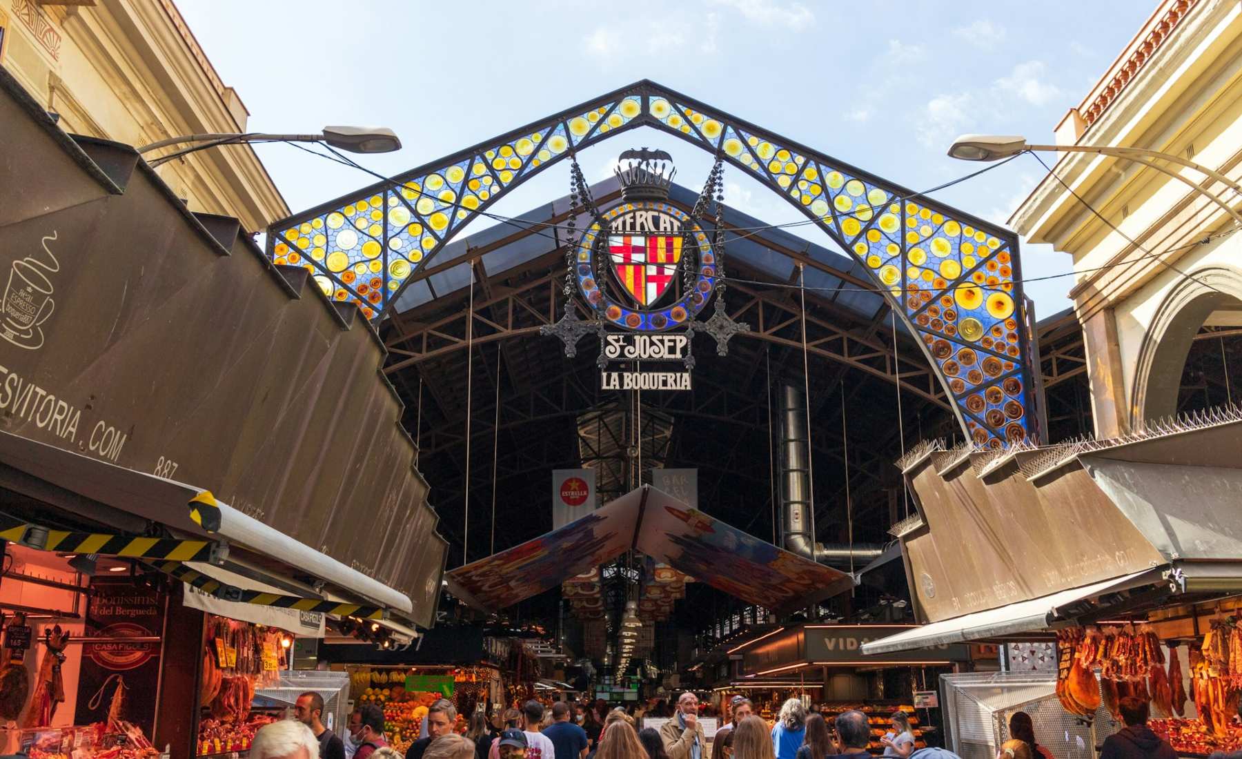 Mercado de la Boquería, Barcelona.