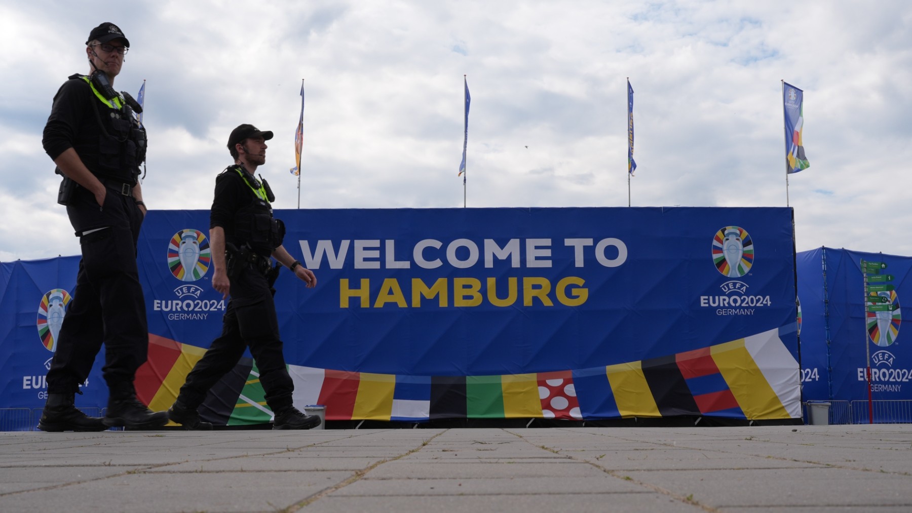 Policía Alemana en Hamburgo. (Foto: Europa Press)