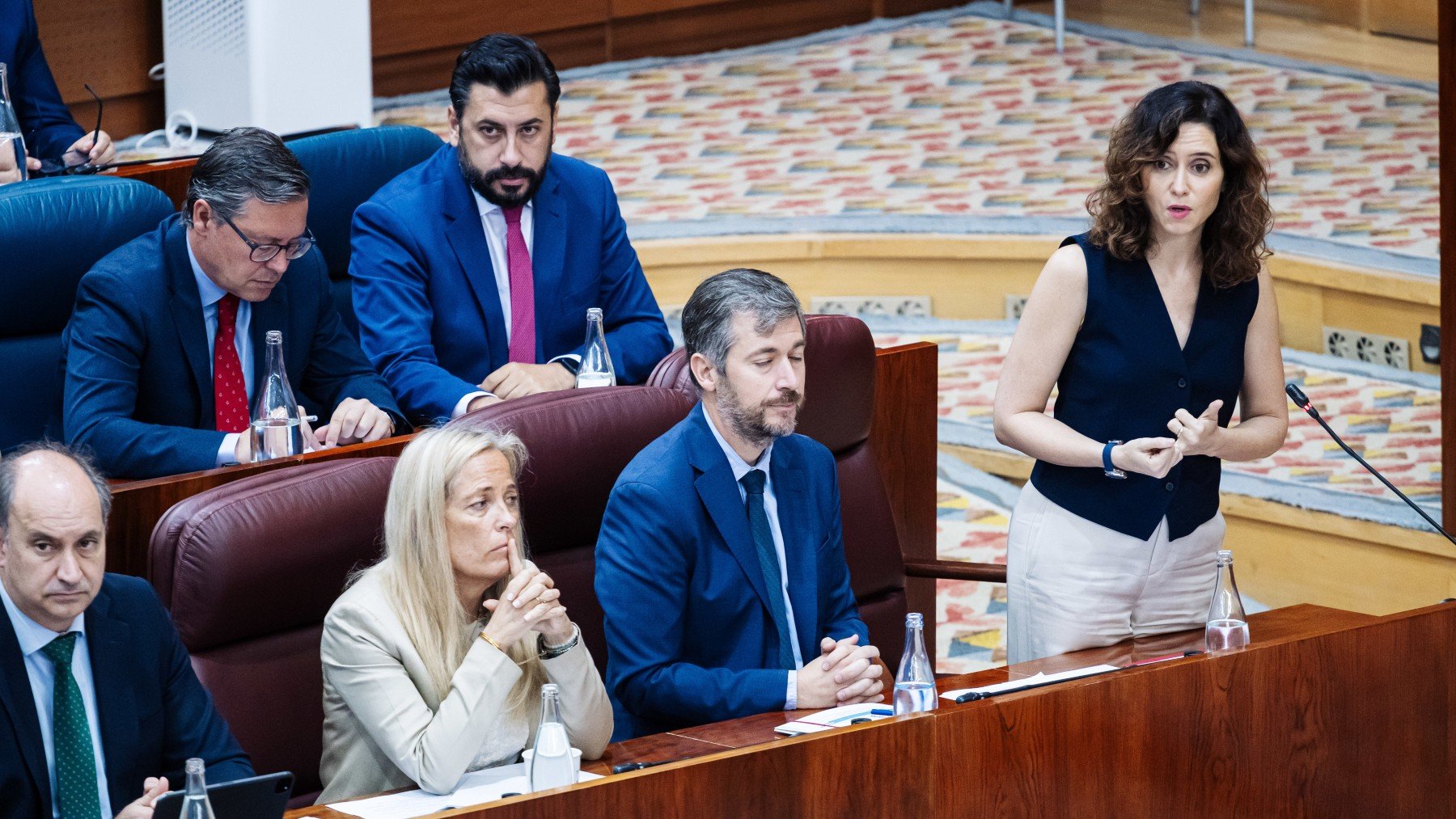 Isabel Díaz Ayuso en la Asamblea de Madrid. (Foto: Ep)