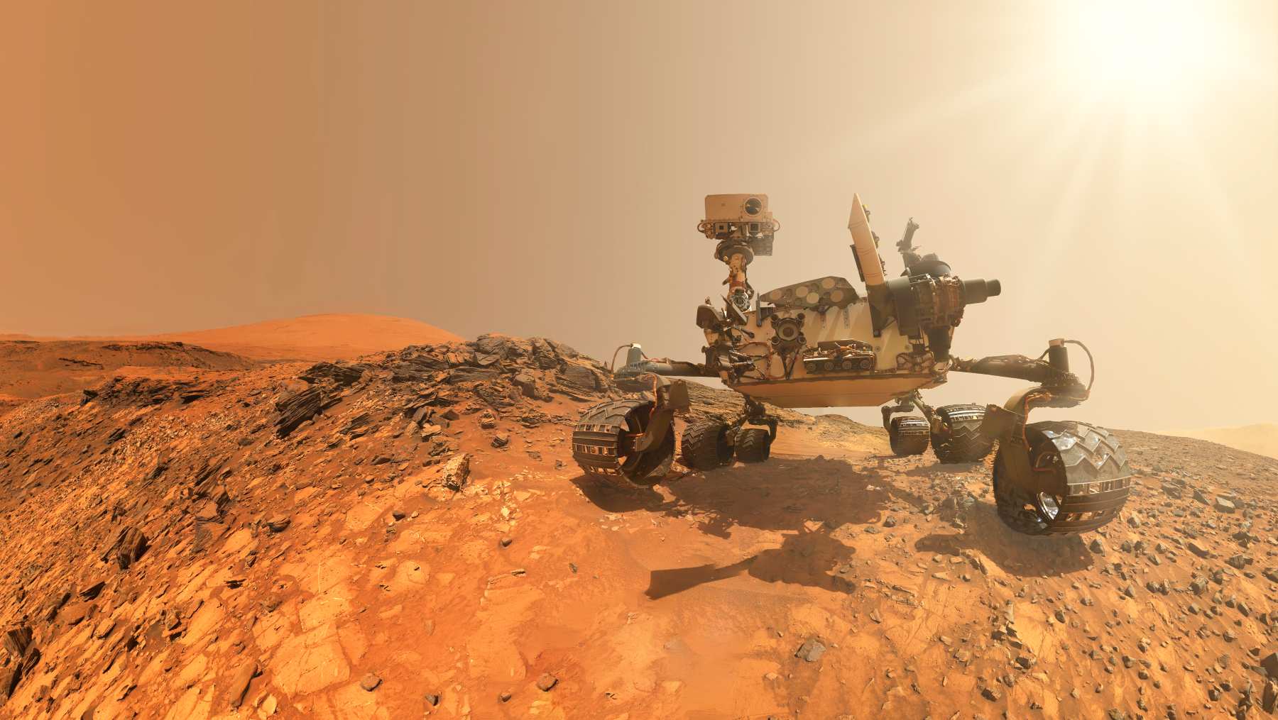 La robótica en Marte.