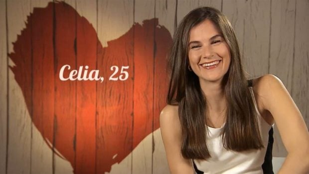 Celia en 'First Dates'. (Mediaset)