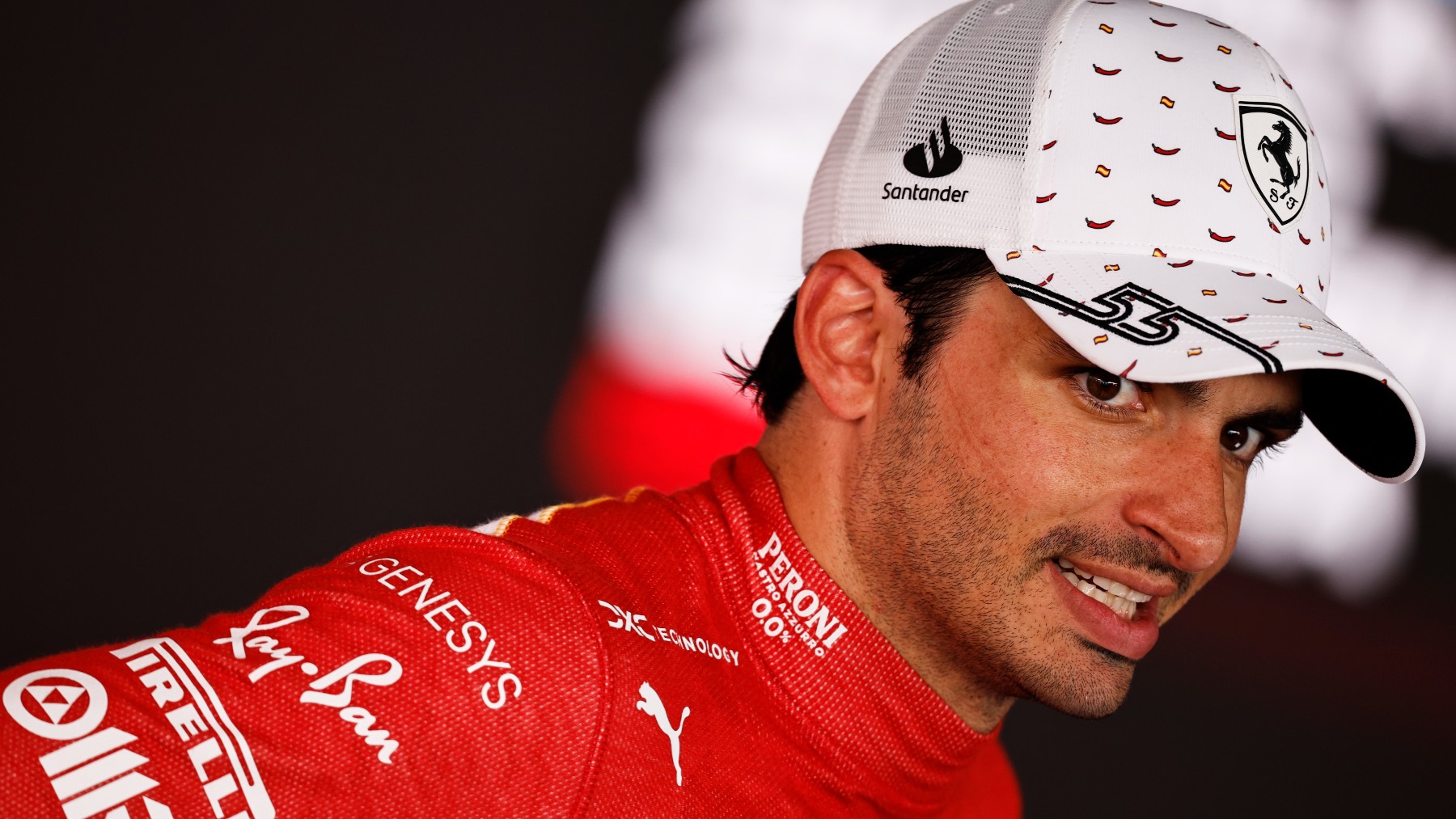 Carlos Sainz durante el GP de España de Fórmula 1. (Getty)