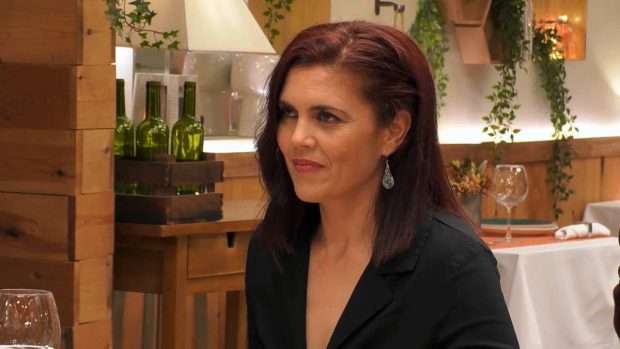 Blanca en 'First Dates'. (Mediaset)