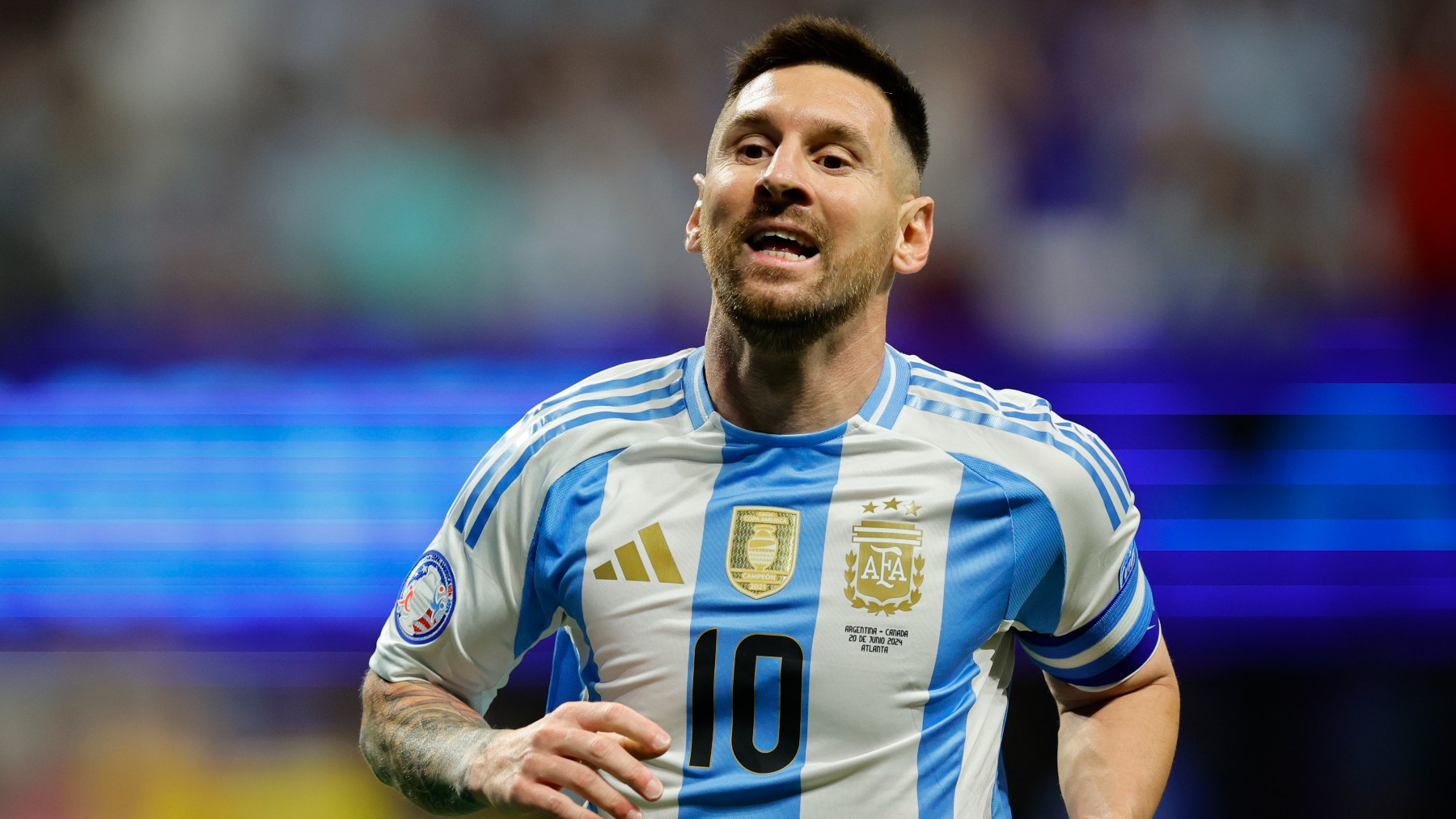 Leo Messi en la Copa América.  (Getty)