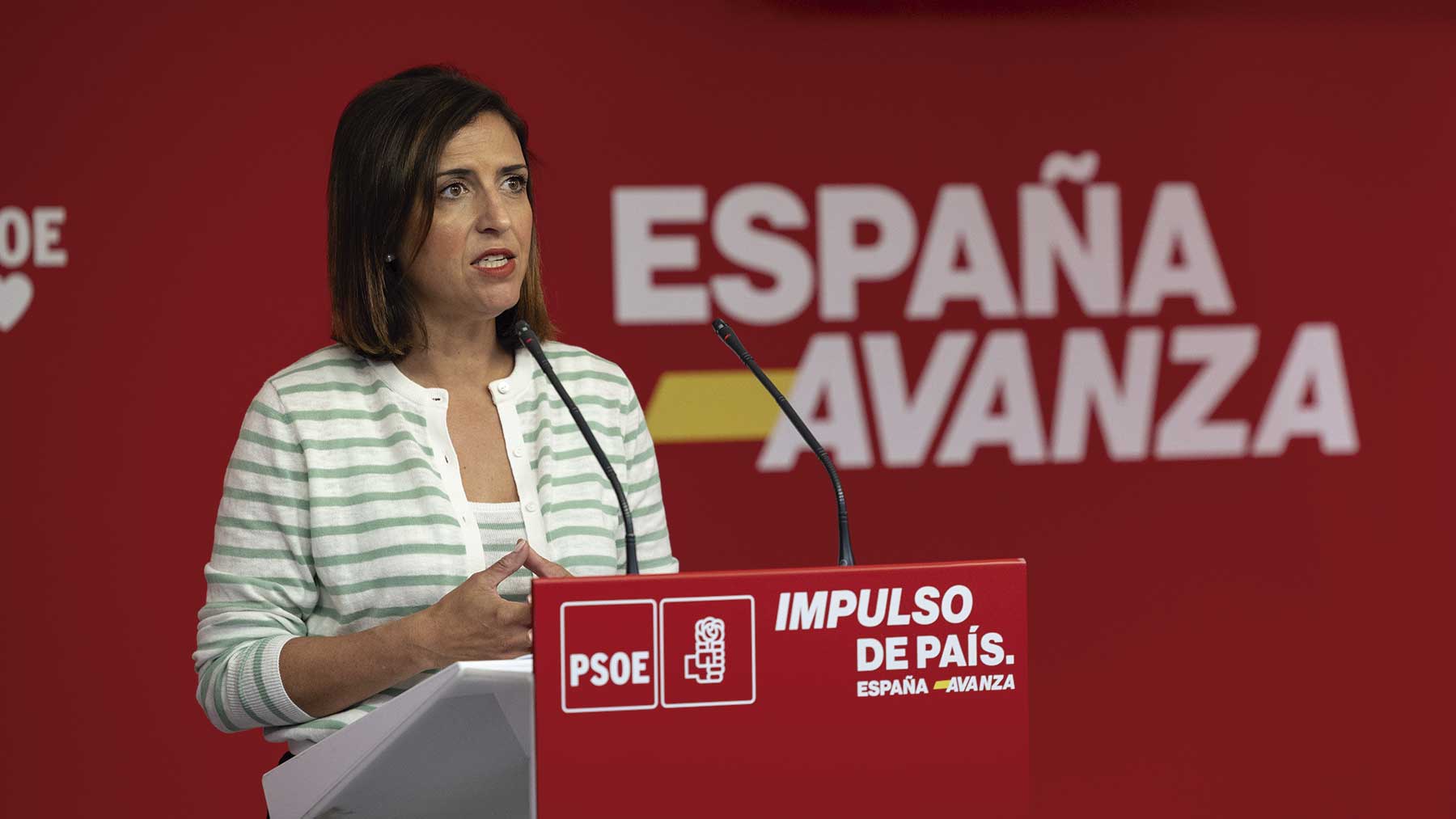 Esther Peña, portavoz del PSOE.