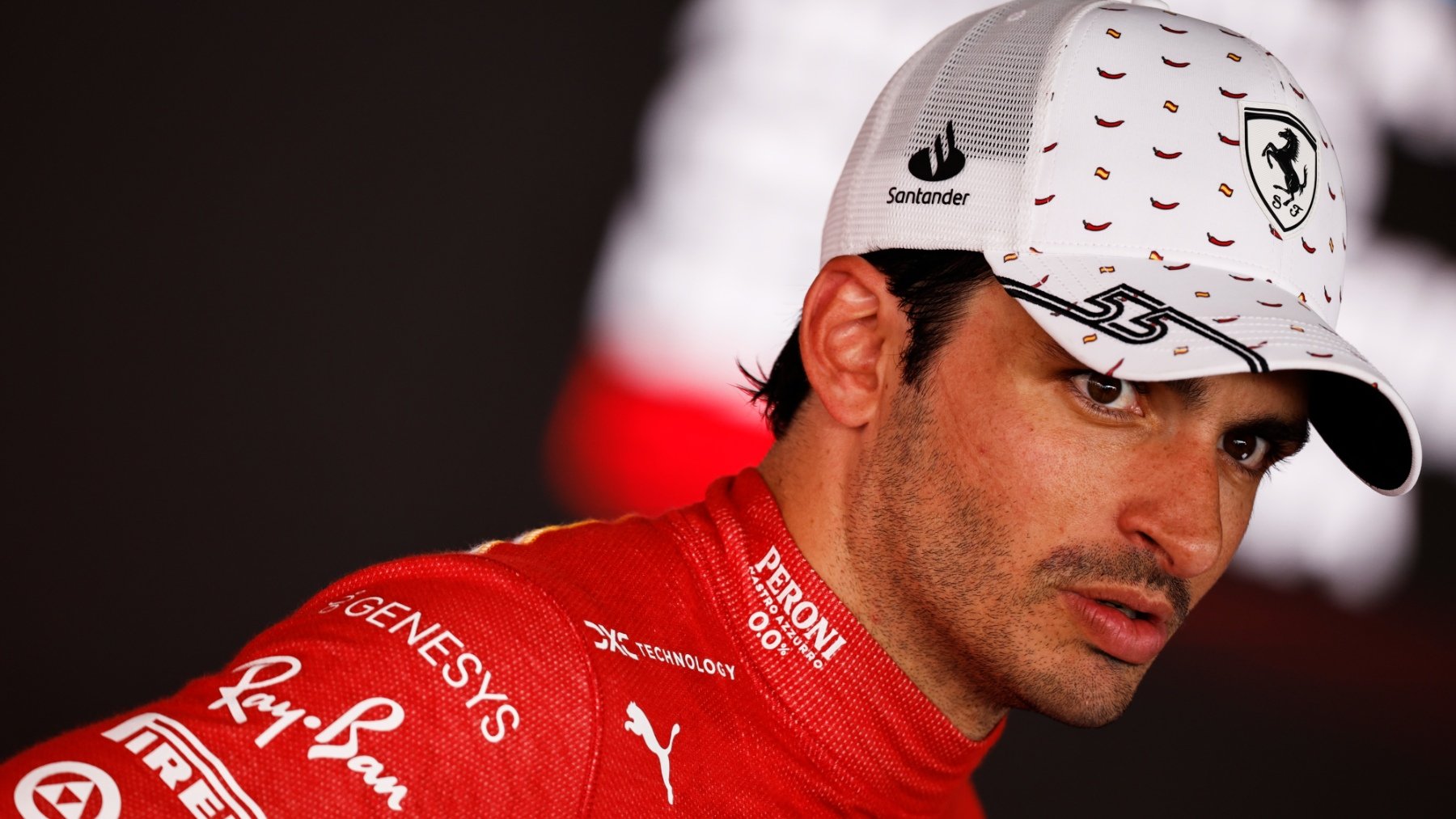 Carlos Sainz, piloto de Ferrari. (Getty)