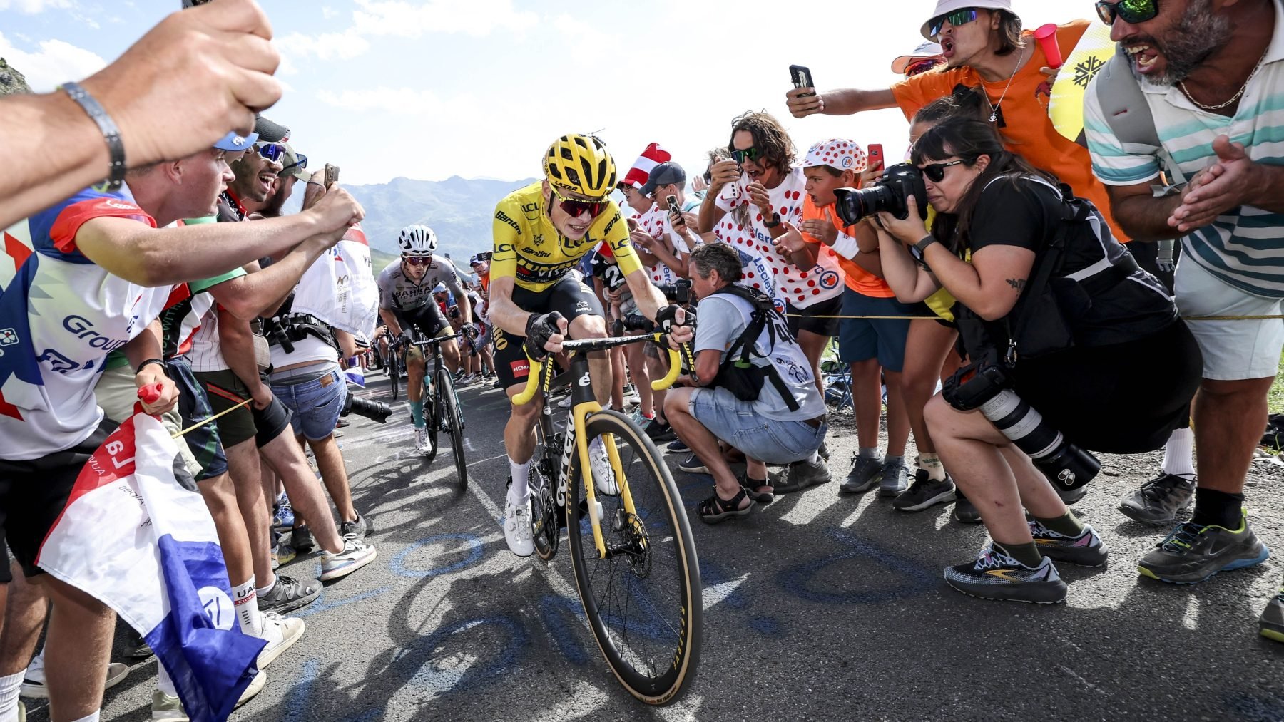 Vingegaard, en una etapa del último Tour de Francia. (Europa Press)