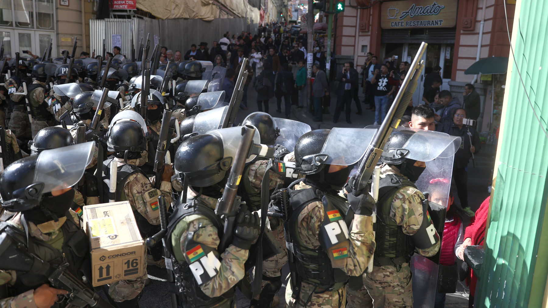 Levantamiento militar en Bolivia. (Foto: EFE)