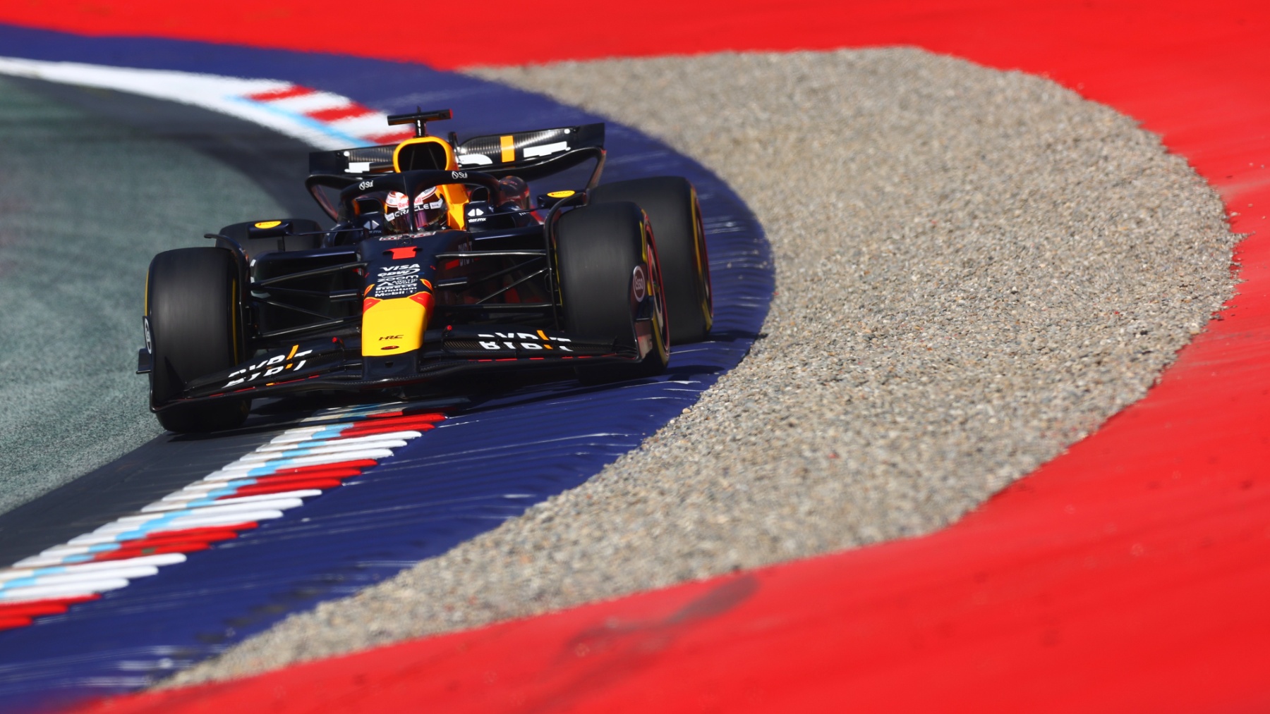 Max Verstappen corriendo en Spielberg. (Getty)