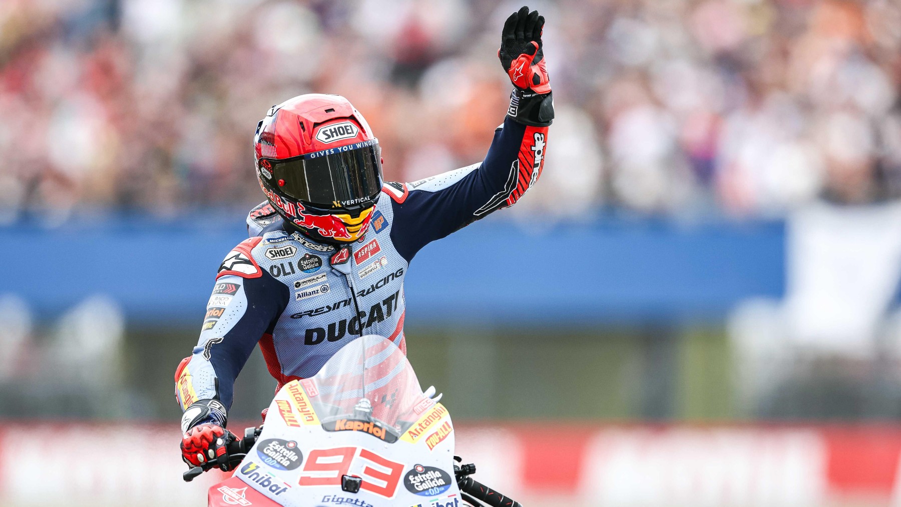 Marc Márquez, durante el GP de Holanda de MotoGP. (EFE)