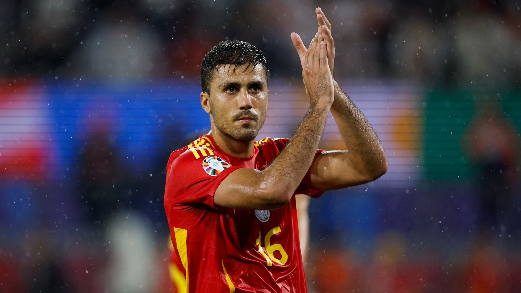 Rodrigo, tras un duelo de España en la Eurocopa. (EFE)