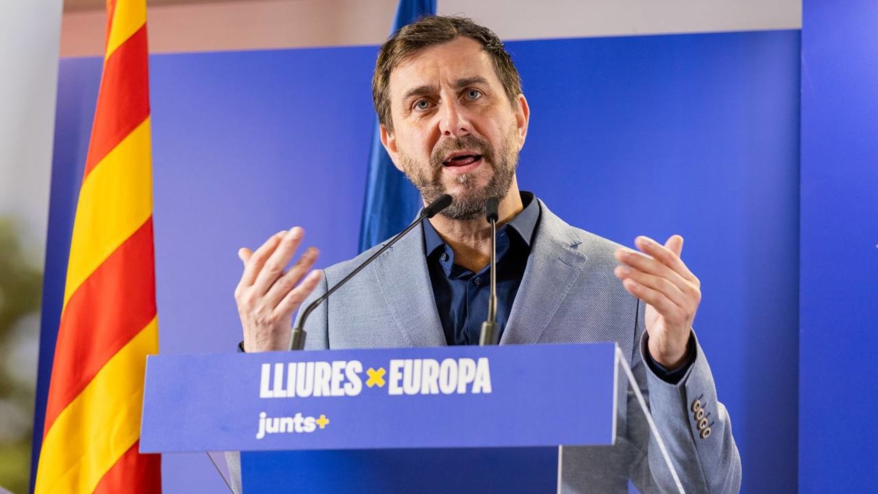 Toní Comín, candidato de Junts a las europeas. (Foto: EP)