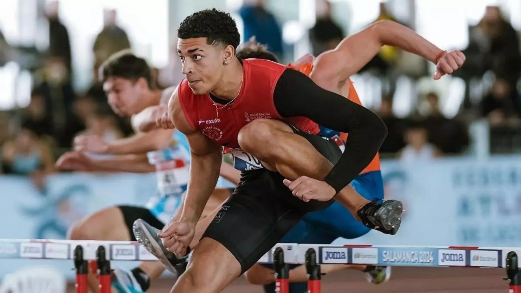 Daniel Castilla, durante un campeonato. (RFEA)