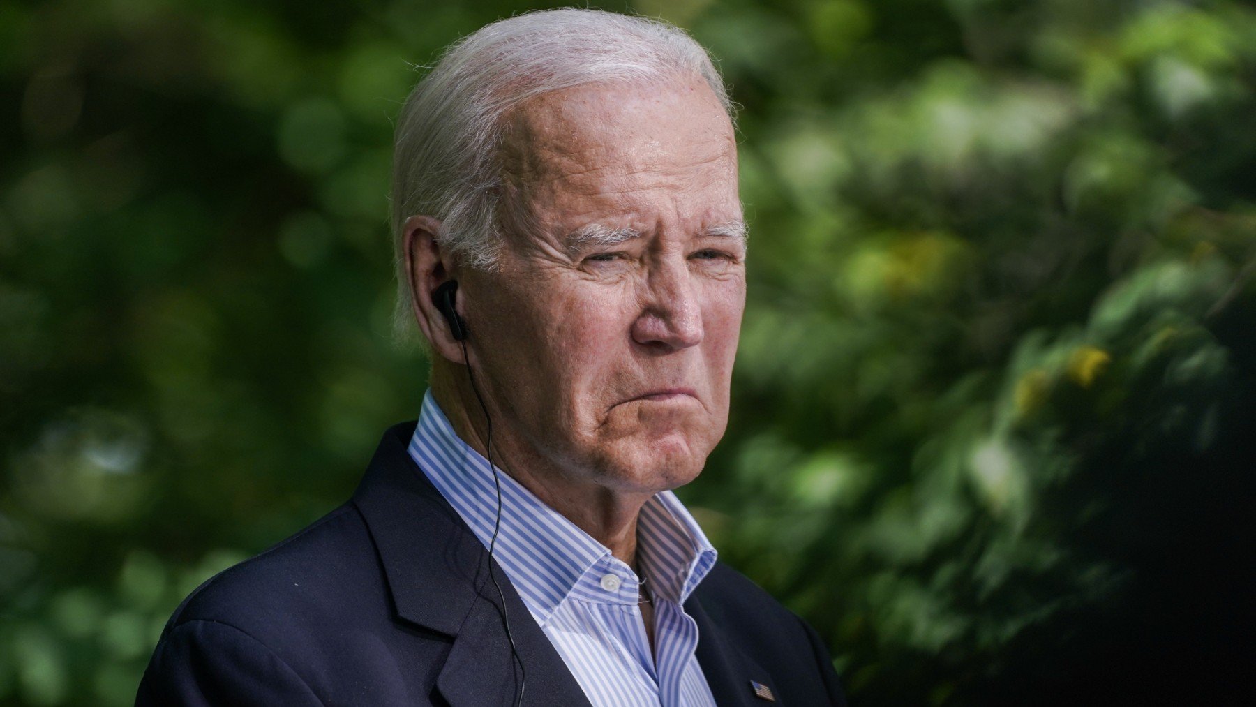 Joe Biden en Camp David (Maryland).