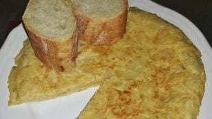 Tortilla de bacalao