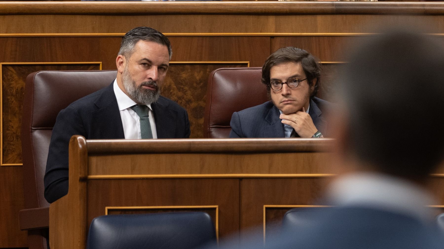 Santiago Abascal y José María Figaredo.