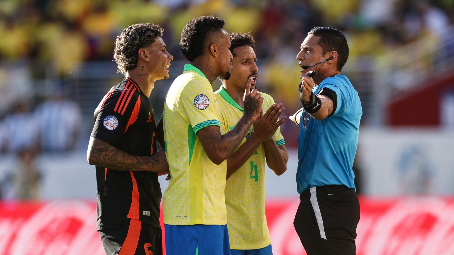 Brasil empató ante Colombia. (Getty)