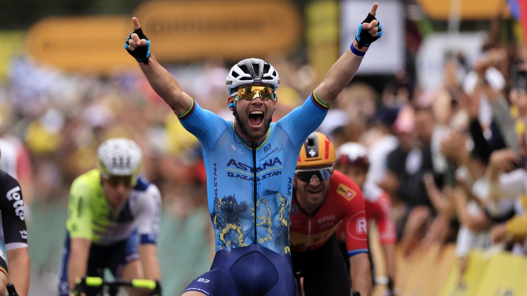 Mark Cavendish ganó la quinta etapa del Tour de Francia. (EFE)