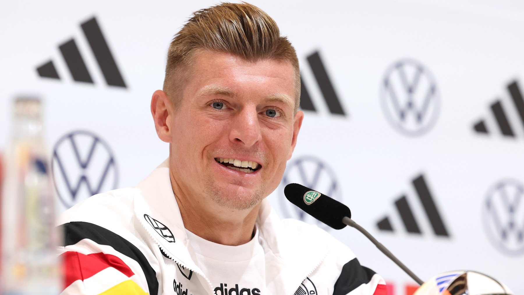 Kroos en rueda de prensa. (Getty)