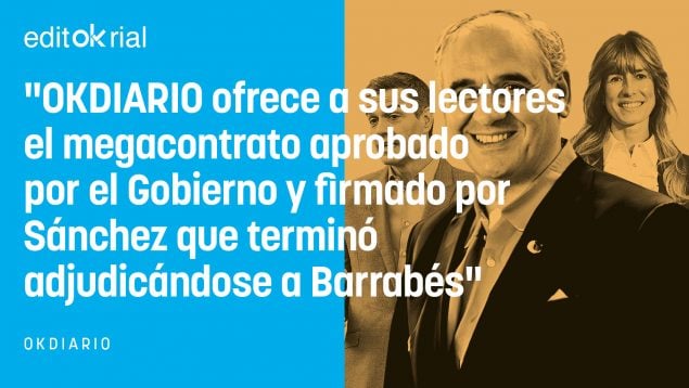 Carlos Barrabés, Begoña Gómez, contrato